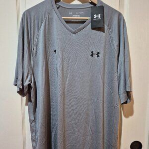 Under Armour Men's Tech Short Sleeve Tee - Gray - Size XXL - BNWT